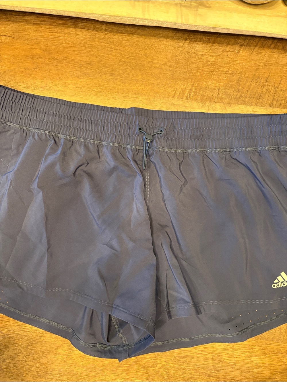 adidas Gray Blue Women's Lightweight Running Shorts